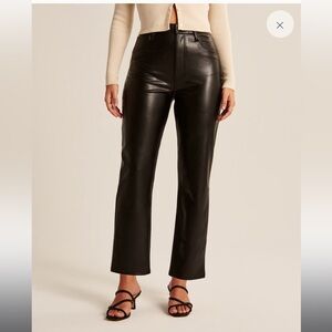 Abercrombie and Fitch Leather Pant